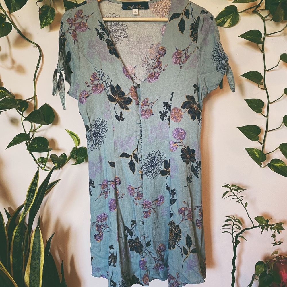 Francesca’s Blue Rain Sundress